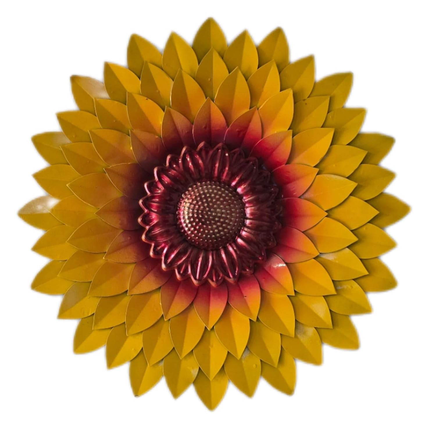 Metal Designer Flower Wall Decor, Flower Wall Art, Size 21 X 21 inch