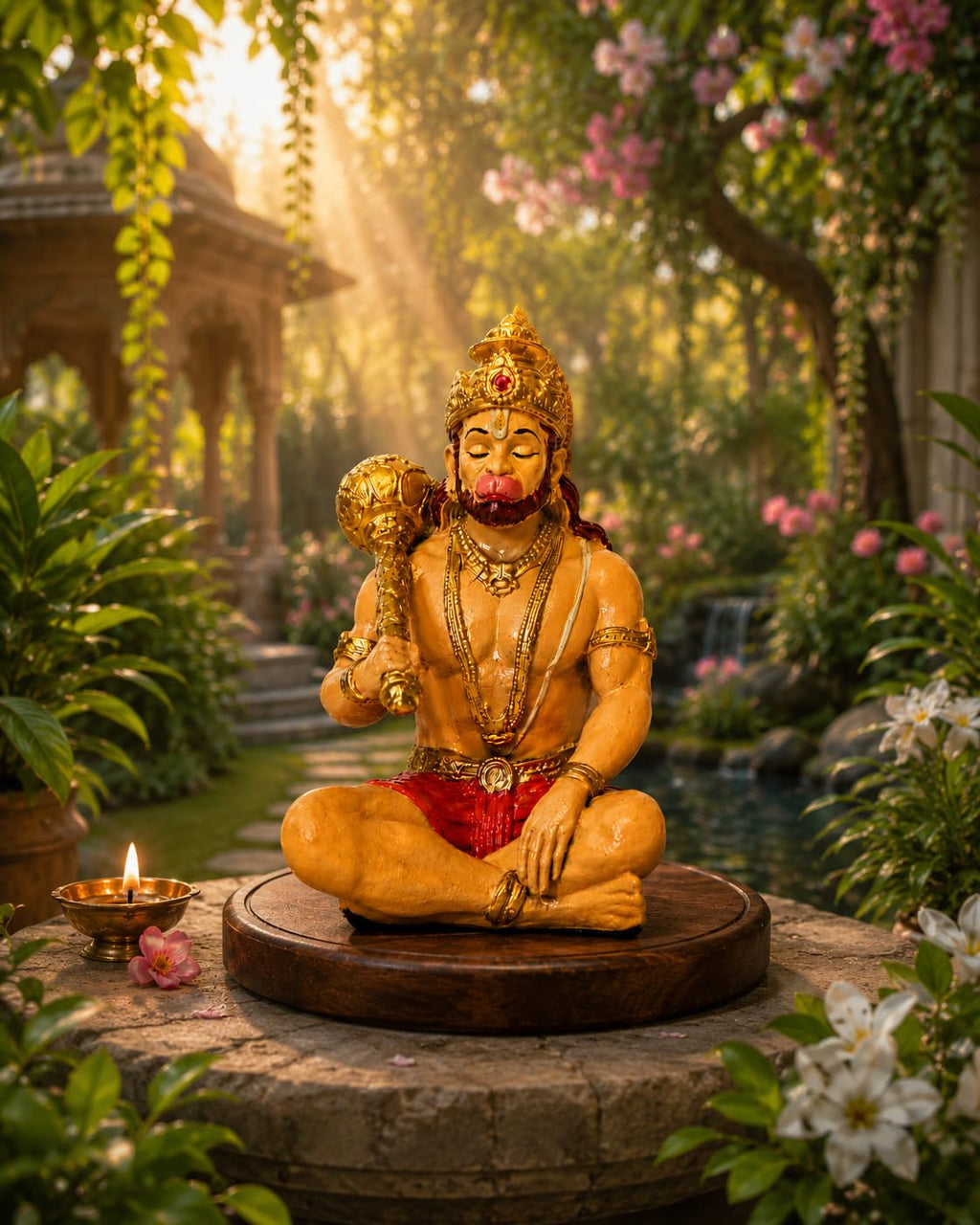Hanuman Murti Idol for Car Dashboard, Home & Office Desk |