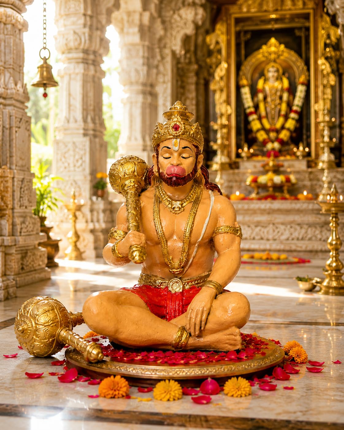 Hanuman Murti Idol for Car Dashboard, Home & Office Desk |