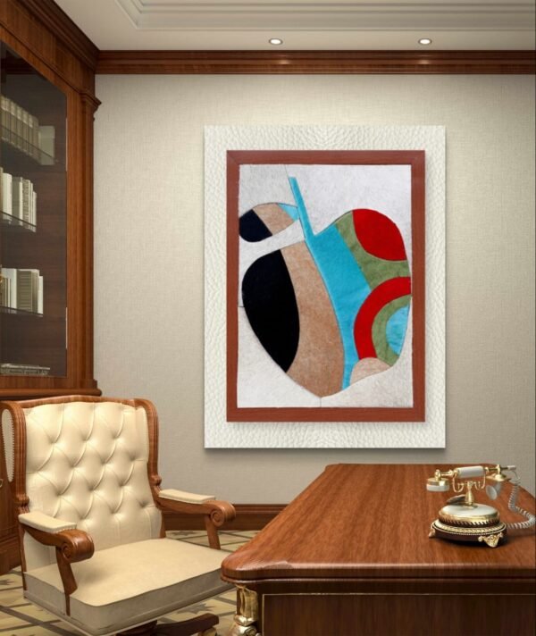 SETHI AESTHETIC Luxury Leather Surfing Wall Art Frame for Home & Office Wall Decor | 12x16 Inch Decorative Wall Décor | Premium Leather Artwork with MDF Base - Image 5