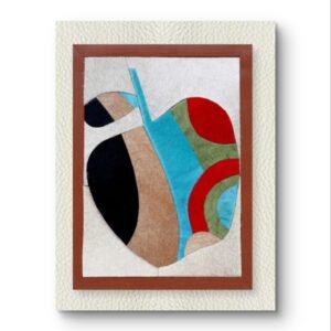 SETHI AESTHETIC Luxury Leather Surfing Wall Art Frame for Home & Office Wall Decor | 12x16 Inch Decorative Wall Décor | Premium Leather Artwork with MDF Base