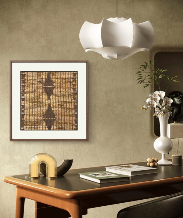 SETHI AESTHETIC Handmade Designer Fabric Wall Art Frame for Home Decor | Handmade Jute Rope Designer Wall Decor | Art Boho Decor Decorative Wall Art - Image 6