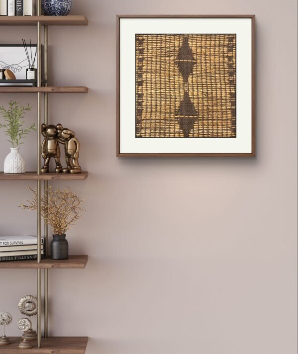 SETHI AESTHETIC Handmade Designer Fabric Wall Art Frame for Home Decor | Handmade Jute Rope Designer Wall Decor | Art Boho Decor Decorative Wall Art - Image 4