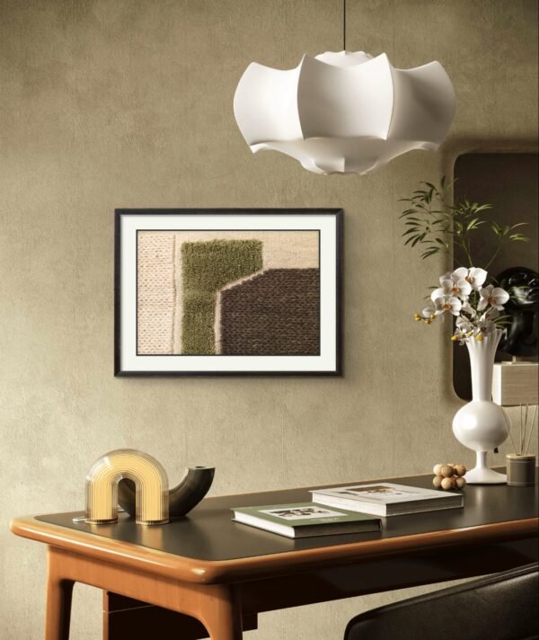 SETHI AESTHETIC Handmade Designer Fabric Wall Art Frame for Home Decor | Handmade Fabric Designer Wall Decor | Decorative Wall Art - Image 5