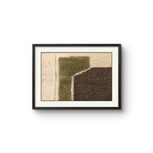 SETHI AESTHETIC Handmade Designer Fabric Wall Art Frame for Home Decor | Handmade Fabric Designer Wall Decor | Decorative Wall Art