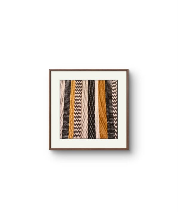 SETHI AESTHETIC Handmade Designer Fabric Wall Art, Home Decor Paintings with Frame for Home Decor | Traditional Indian Framed Painting for Living Room Bedroom Office Room Decor