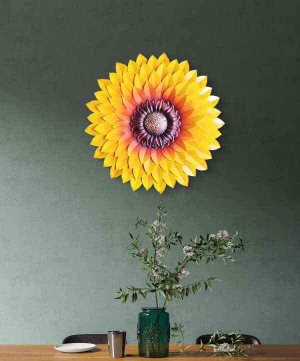 Sethi Aesthetic Metal Sunflower (Yellow) - Image 2