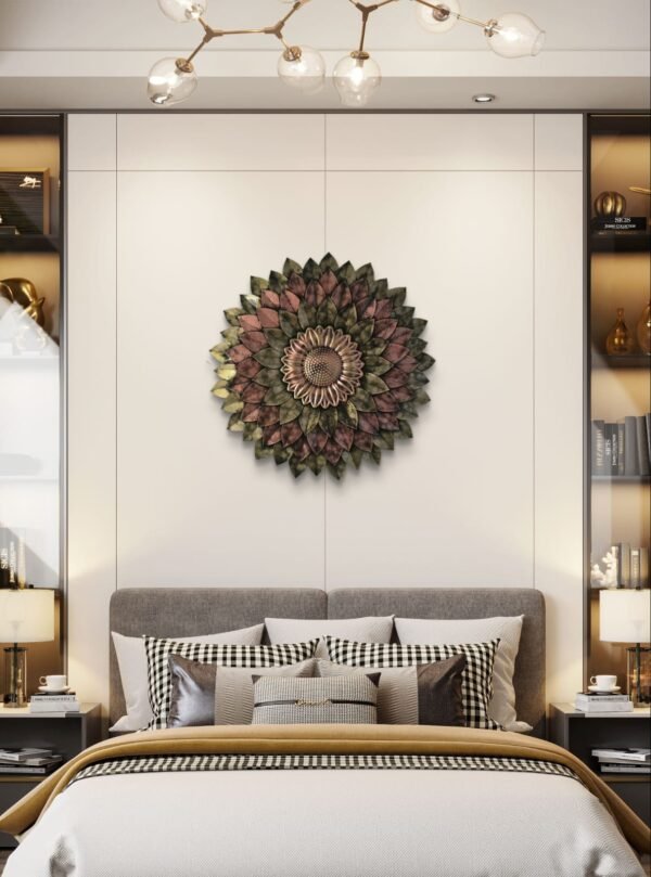Sethi Aesthetic Metal Sunflower ( Multicolor) - Image 6