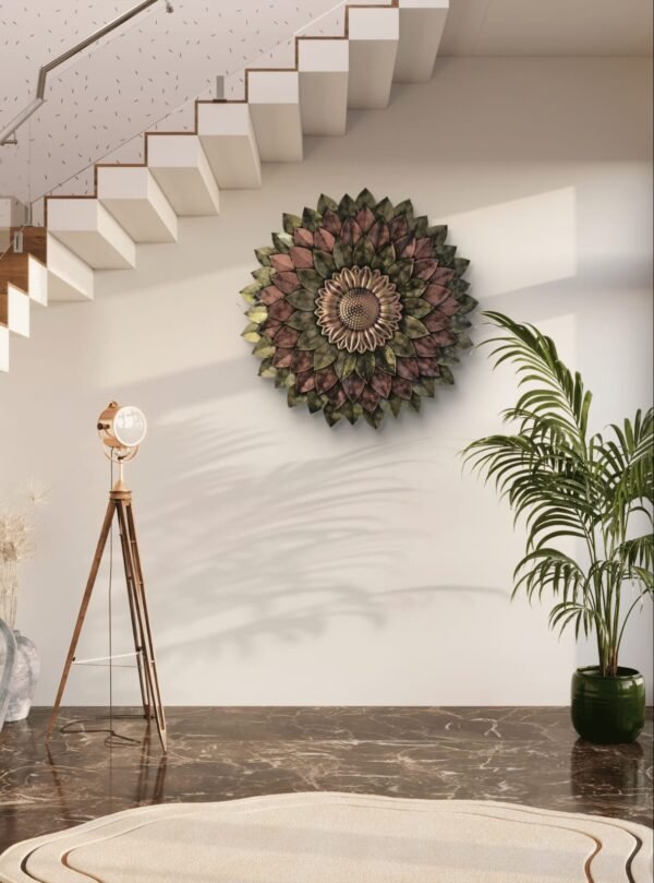 Sethi Aesthetic Metal Sunflower ( Multicolor) - Image 3
