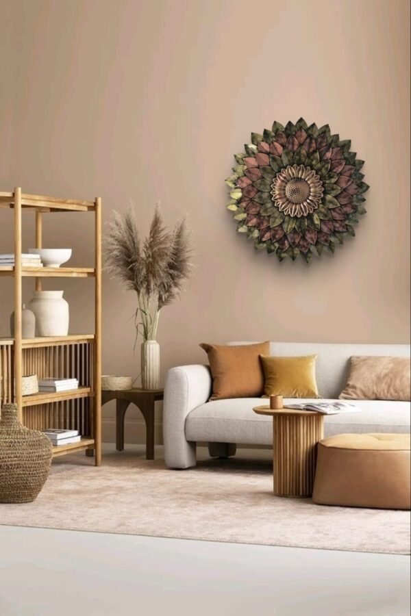 Sethi Aesthetic Metal Sunflower ( Multicolor) - Image 2