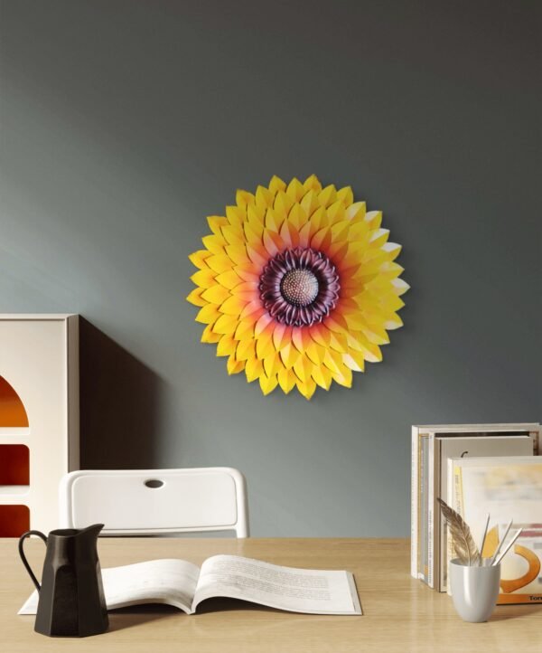 Sethi Aesthetic Metal Sunflower (Yellow) - Image 5